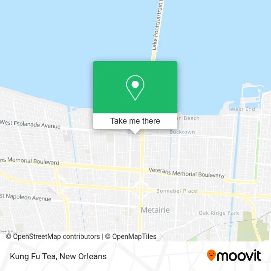 Kung Fu Tea map