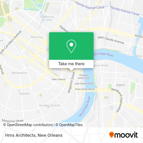 Hms Architects map