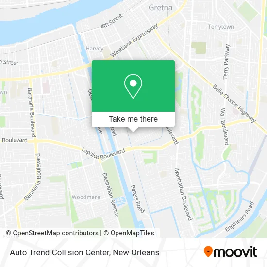 Auto Trend Collision Center map