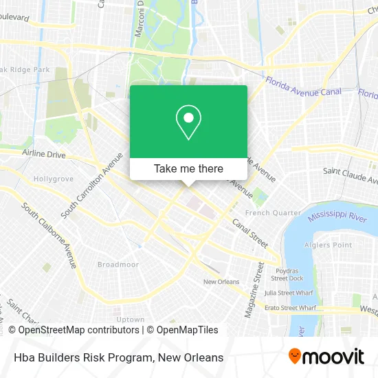 Hba Builders Risk Program map