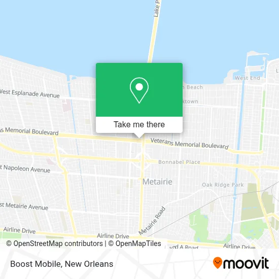 Boost Mobile map