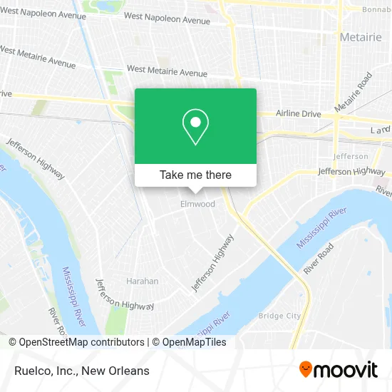 Ruelco, Inc. map