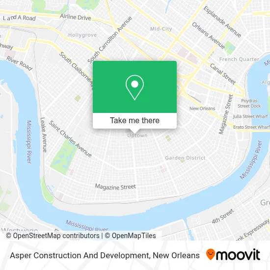 Asper Construction And Development map
