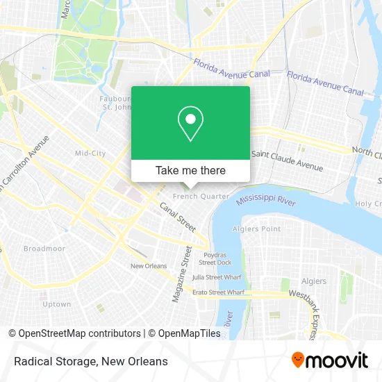 Radical Storage map