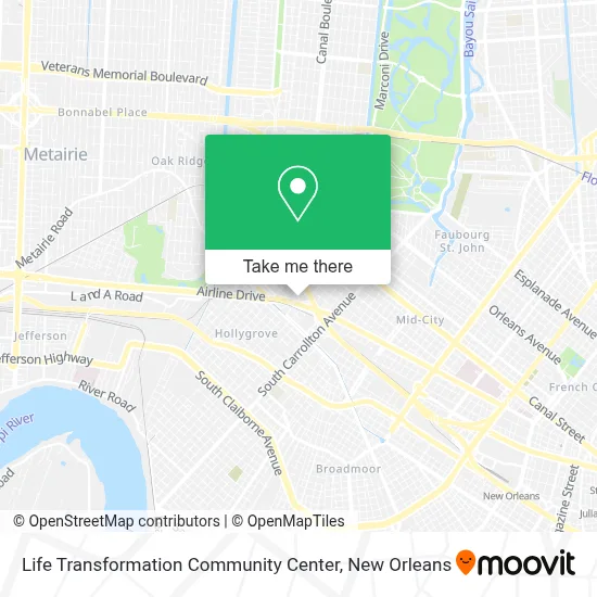 Life Transformation Community Center map