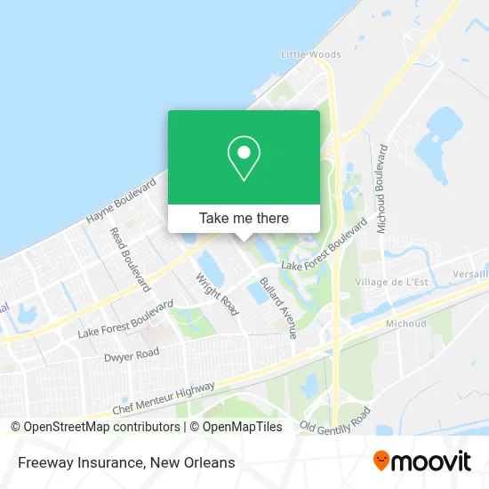 Freeway Insurance map