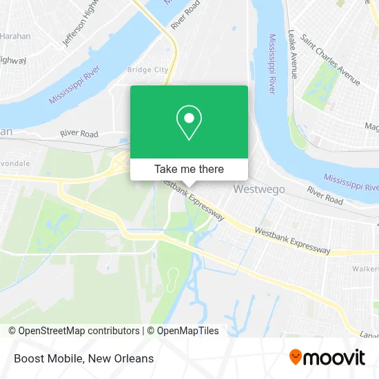 Boost Mobile map