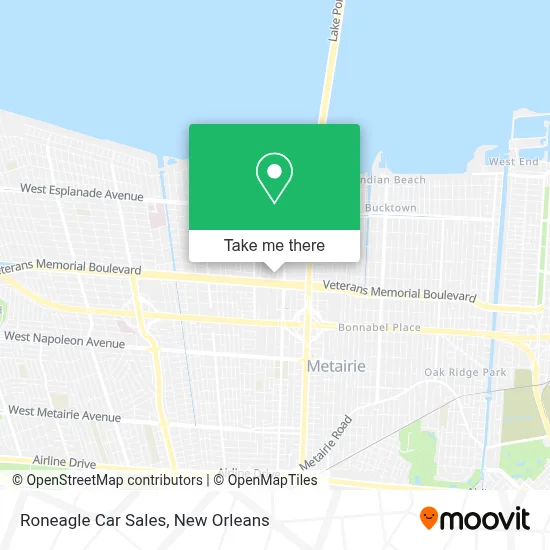 Roneagle Car Sales map