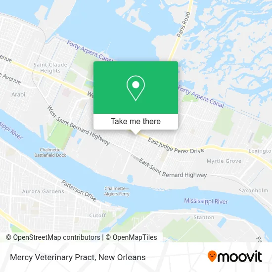 Mercy Veterinary Pract map