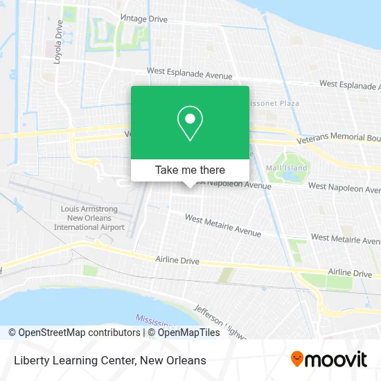Liberty Learning Center map