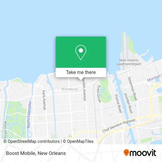 Boost Mobile map