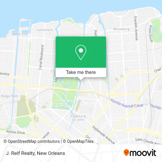 J. Relf Realty map