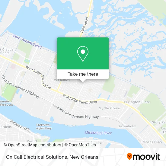 On Call Electrical Solutions map