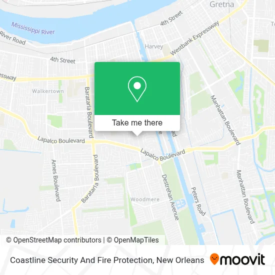 Coastline Security And Fire Protection map