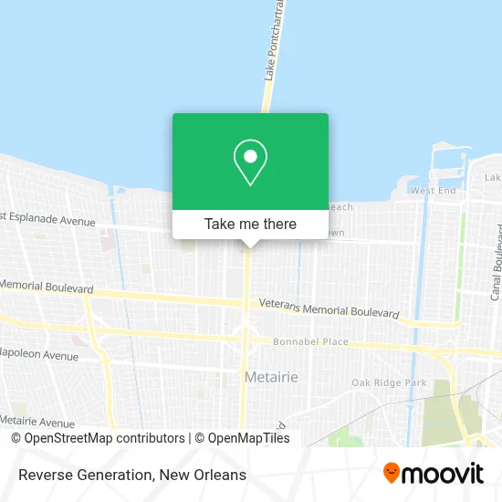 Reverse Generation map