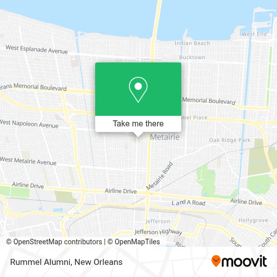Mapa de Rummel Alumni