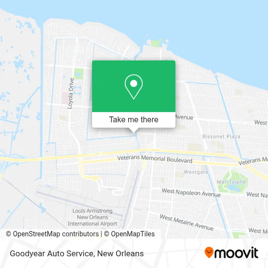 Goodyear Auto Service map