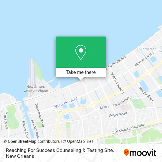 Reaching For Success Counseling & Testing Site map