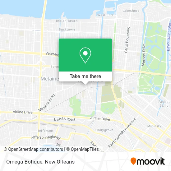 Omega Botique map