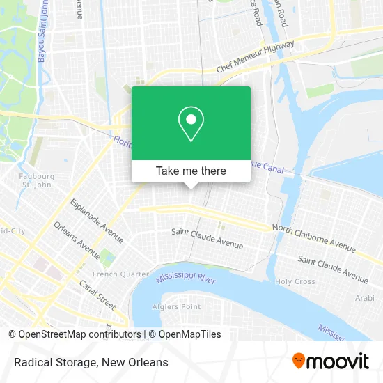 Radical Storage map