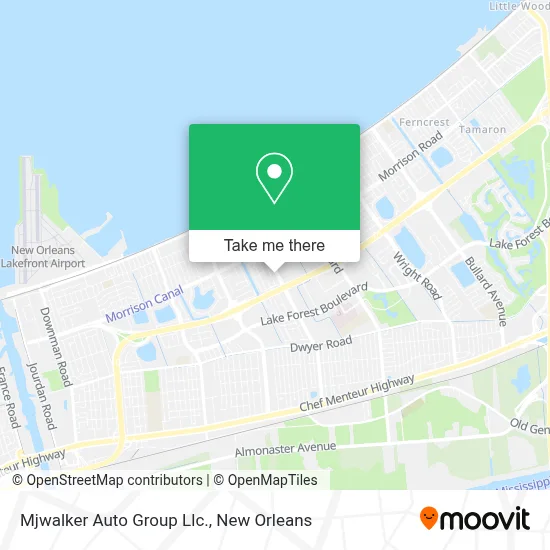 Mjwalker Auto Group Llc. map