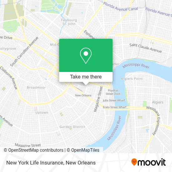 New York Life Insurance map
