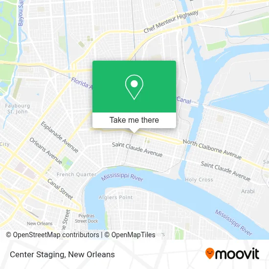 Center Staging map