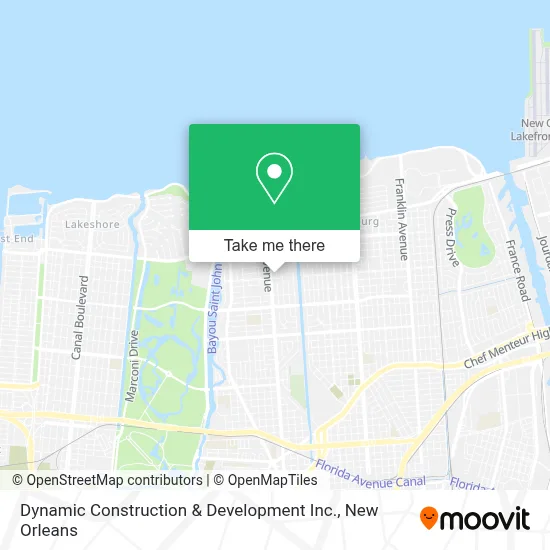 Dynamic Construction & Development Inc. map