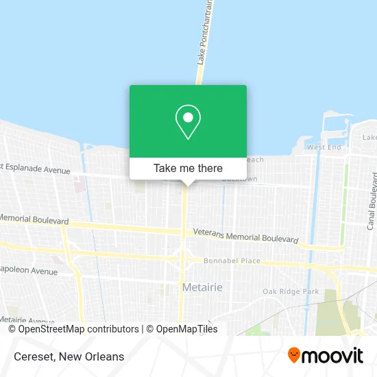 Cereset map