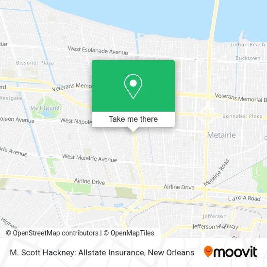 M. Scott Hackney: Allstate Insurance map