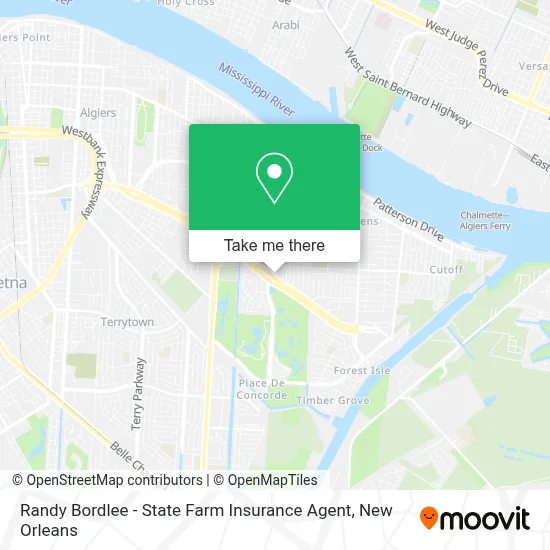 Randy Bordlee - State Farm Insurance Agent map
