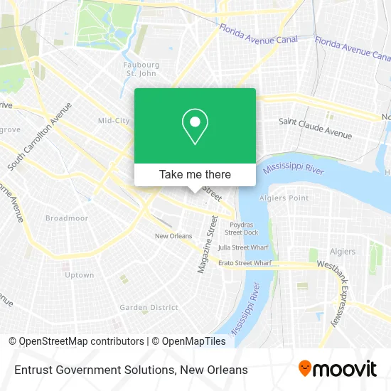 Entrust Government Solutions map