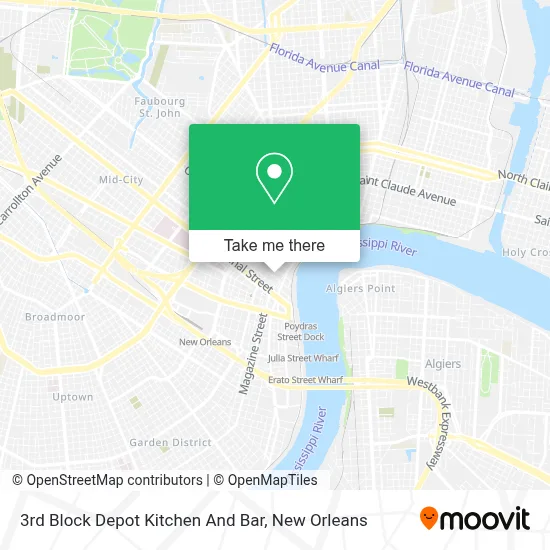 3rd Block Depot Kitchen And Bar map