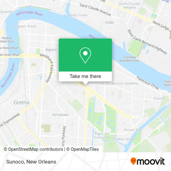 Sunoco map