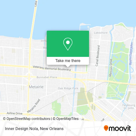 Inner Design Nola map