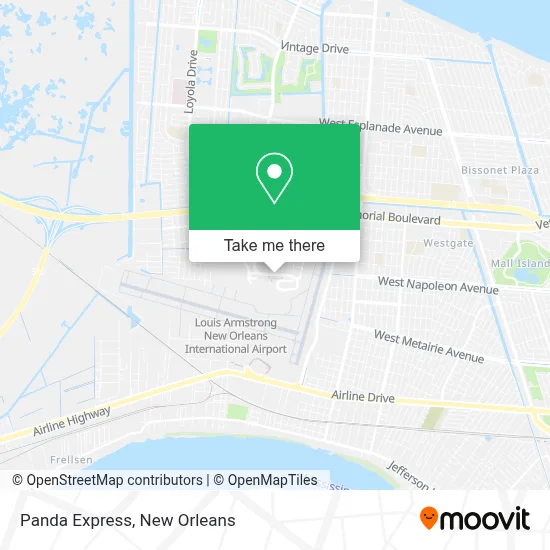 Panda Express map