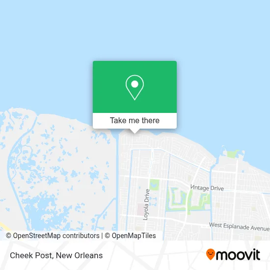 Cheek Post map