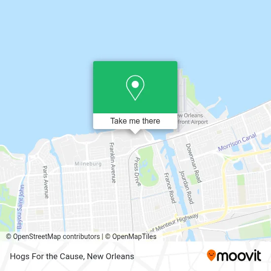 Hogs For the Cause map