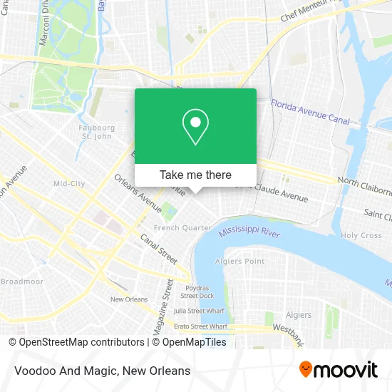 Voodoo And Magic map