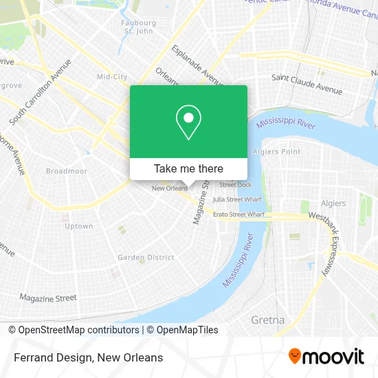Ferrand Design map