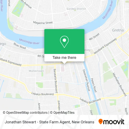 Jonathan Stewart - State Farm Agent map
