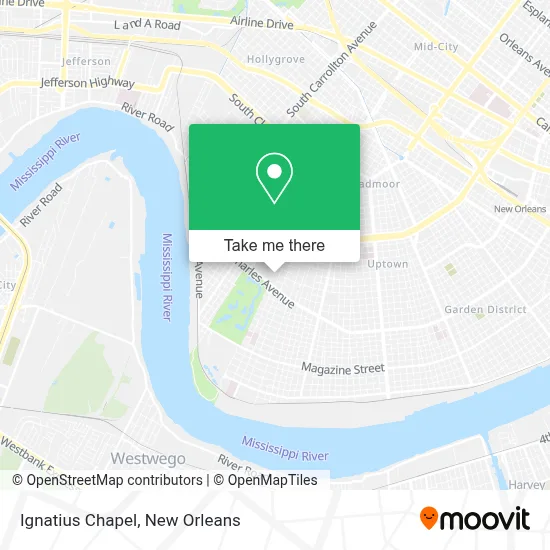 Ignatius Chapel map