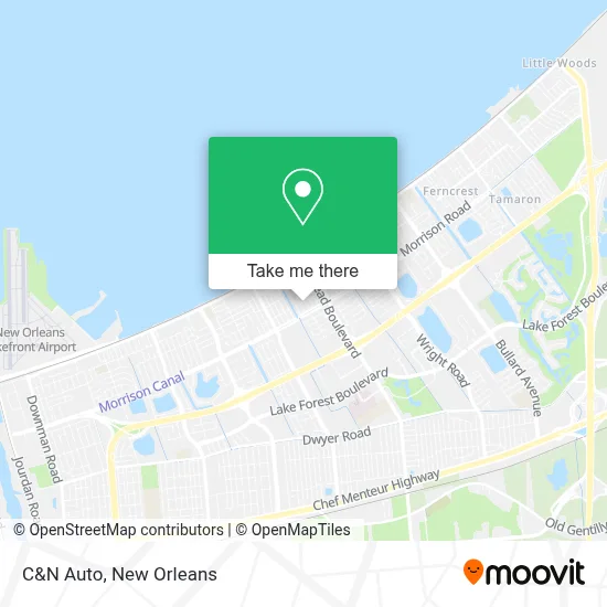 C&N Auto map
