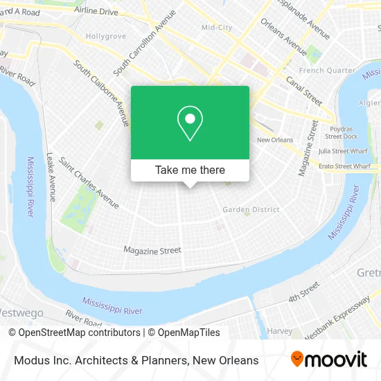 Modus Inc. Architects & Planners map