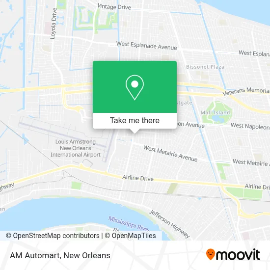 AM Automart map