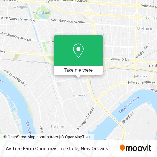 Av Tree Farm Christmas Tree Lots map