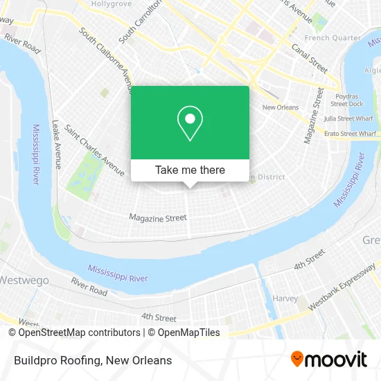 Buildpro Roofing map