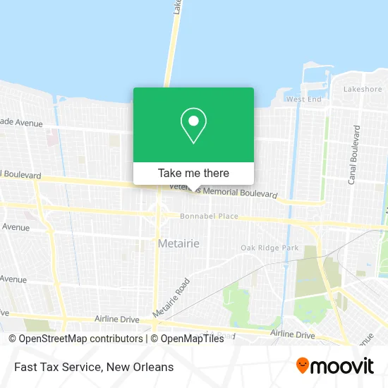 Fast Tax Service map