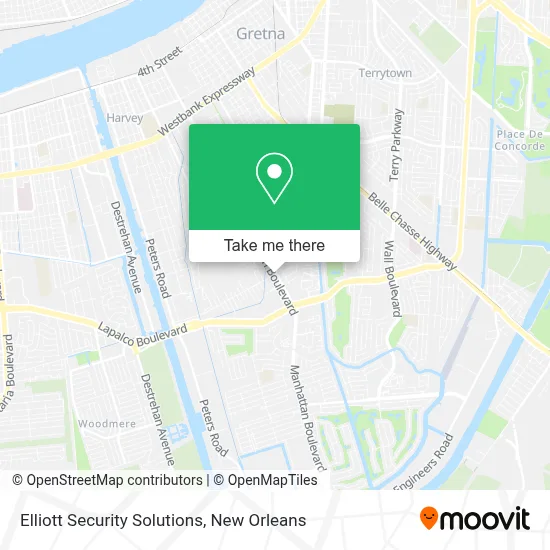 Elliott Security Solutions map