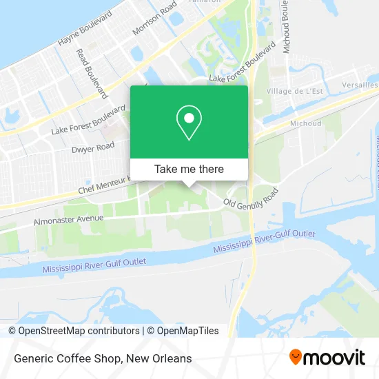 Generic Coffee Shop map